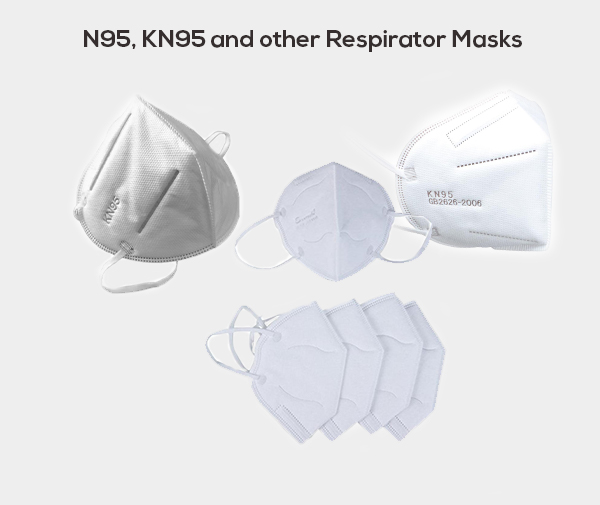 N95, KN95 and other Respirator Masks